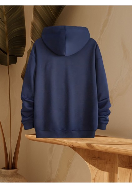 Unısex Baskılı Kapşonlu Sweatshırt fiyatları