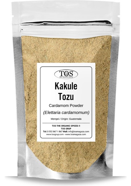 TOS The Organic Spices Kakule Tozu 50 gr