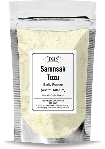 TOS The Organic Spices Sarımsak Tozu 100 gr