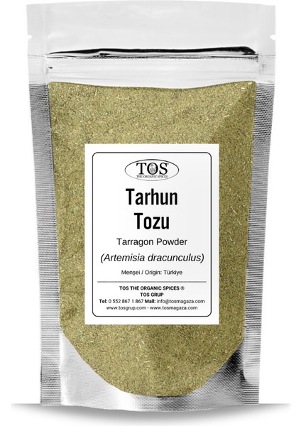 Tarhun Yaprağı Tozu 250 gr (1. Kalite) Artemisia Dracunculus / Tarragon Powder