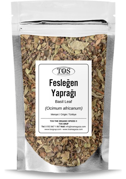 Fesleğen Yaprağı 1 kg (1. Kalite) Ocimum Africanum / Basil Leaf