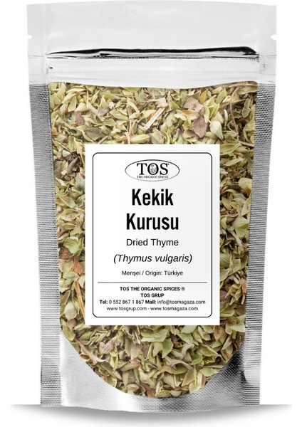 Kekik Kurusu 100 gr (1. Kalite) Thymus Vulgaris / Dried Thyme