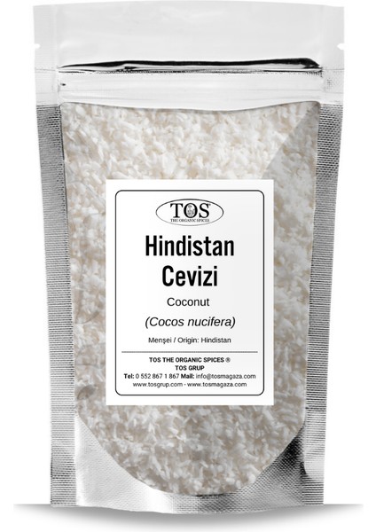 TOS The Organic Spices Hindistan Cevizi 50 gr