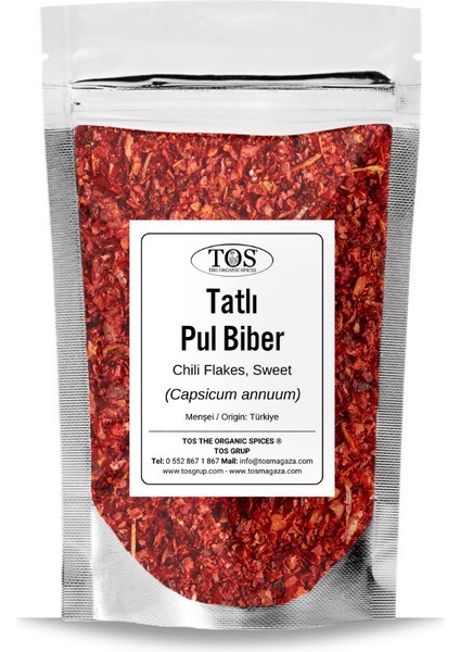 TOS The Organic Spices Tatlı Pul Biber 1 kg