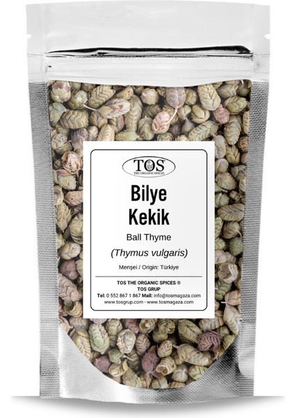 Bilye Kekik 250 gr (1. Kalite) Thymus Vulgaris / Ball Oregano