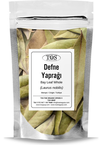 Defne Yaprağı 250 gr (1. Kalite) Laurus Nobilis / Bay Leaf