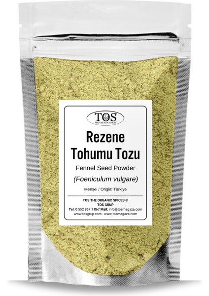 TOS The Organic Spices Rezene Tohumu Tozu 1 kg