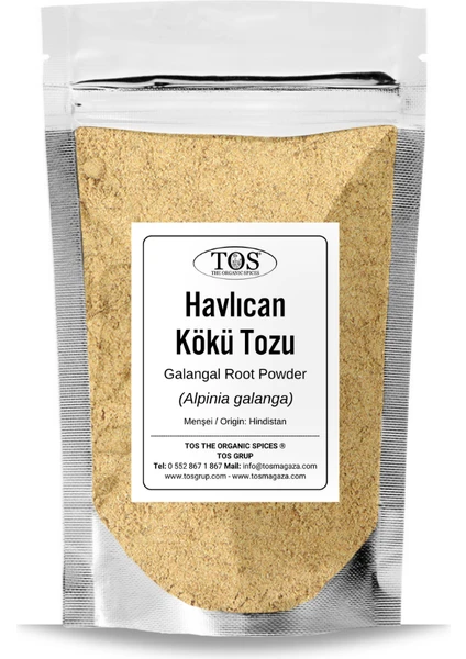 TOS The Organic Spices Havlıcan Kökü Tozu 50 gr