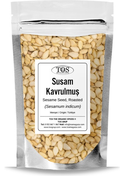 TOS The Organic Spices Susam Tohumu Kavrulmuş 500 gr