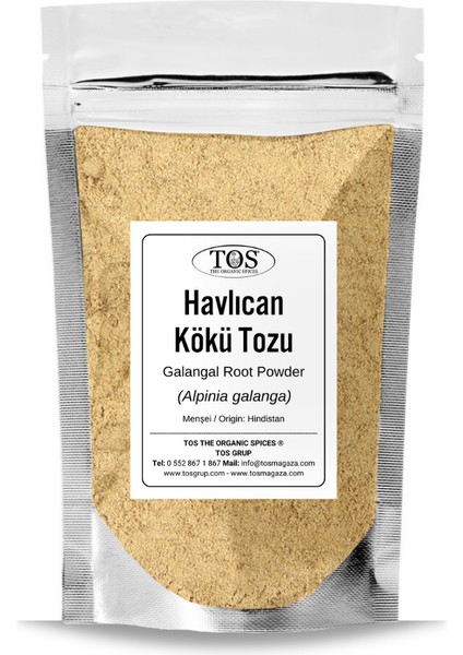 TOS The Organic Spices Havlıcan Kökü Tozu 500 gr