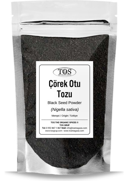 TOS The Organic Spices Çörek Otu Tozu 1 kg