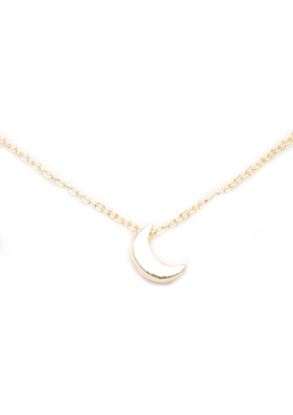 Gold Hilal Kolye