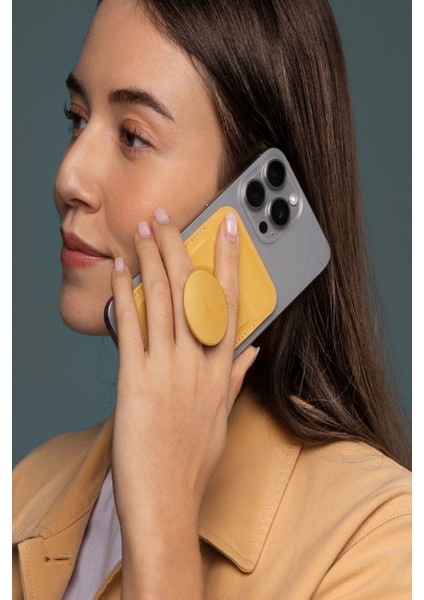 Telefon Modelleri ile Uyumlu Kartlık Flixa Serisi Manyetik Stand Olma Popsocket Özelliği