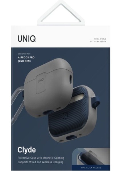 Airpods Pro 2 (2.nesil) Kılıf Clyde Serisi Manyetik Kapak Tasarımı Kablosuz Şarj Desteği indirimleri