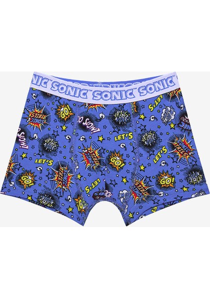 Erkek Çocuk Sonic 2li Çok Renkli Boxer