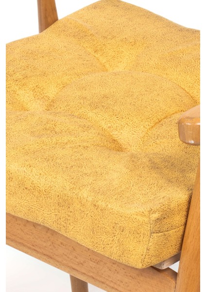 Sandalye Minderi Su Itici Güneşe Dayanaklı Düğmeli Bahçe-Balkon Minder 50x50x8cm 4 Adet