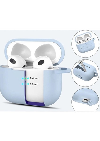 Airpods 4. Nesil Liquid Silicone Hq Tıpalı Silikon Kılıf