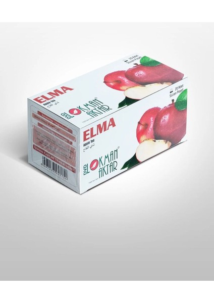 Elma Çay 20 Adet Poşet Çay 40 gr x 3 Adet