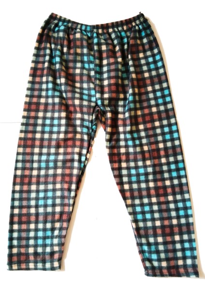 Polar Pijama Altı Termal Özellikli Kare Desenli Büyük Beden Ev Giyim Ceps - MCT4940-4943