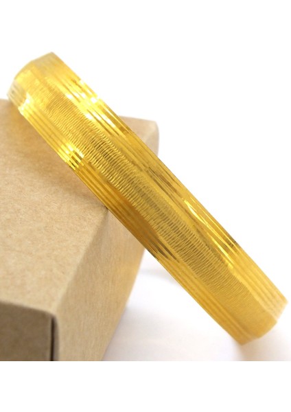 Altın Kaplama Dikey Çizgili 1 cm Bilezik BLZ-3067 fiyatları
