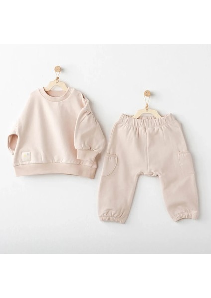 AC25353 Basic 2'li Bebe Takım Light Beige