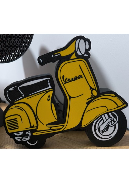 Vespa Light Box - Masaüstü Lamba - Dekoratif - Modern