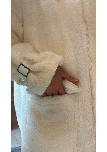 MNT001 Peluş Fermuarlı Mont