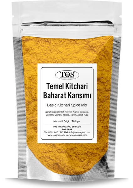Temel Kitchari Baharat Karışımı 500 gr Basic Kitchari Spice Blend - Premium Quality