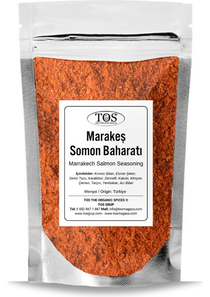 Marakeş Somon Baharatı 100 gr Marrakesh Salmon Seasoning - Premium Quality | Baharat Karışımı