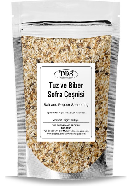 Tuz ve Biber Sofra Çeşnisi 250 gr Salt And Pepper Table Seasoning - Premium Quality