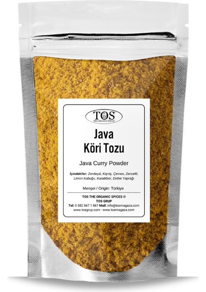 Java Köri Tozu 250 gr Java Curry Powder - Premium Quality | Baharat Karışımı