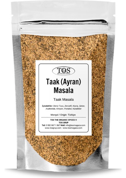 Taak Ayran Masala 100 gr Taak Buttermilk Masala - Premium Quality | Baharat Karışımı