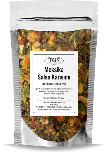 Meksika Salsa Karışımı 250 gr Mexican Salsa Blend - Premium Quality | Baharat Karışımı