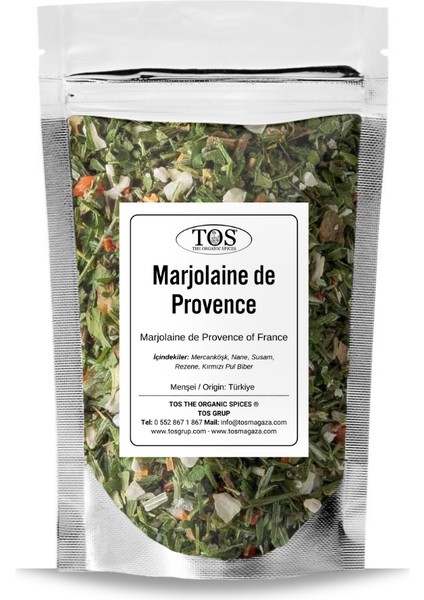 Fransız Marjolaine De Provence 250 gr French Marjoram De Provence - Premium Quality