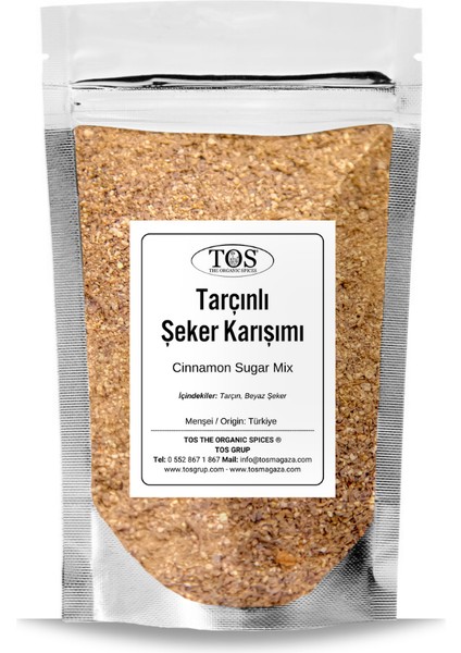Tarçınlı Şeker Karışımı 500 gr Cinnamon Sugar Blend - Premium Quality | Baharat Karışımı