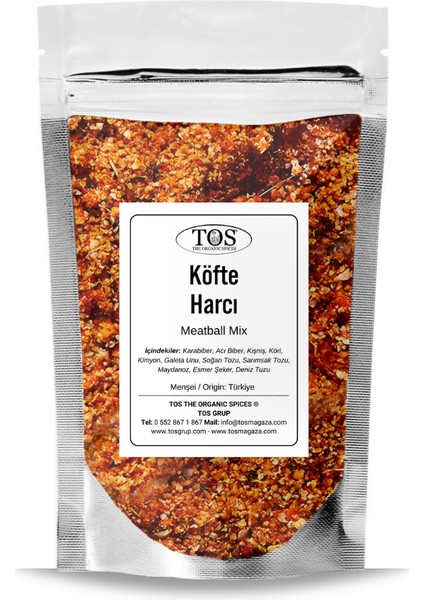 Köfte Harcı 100 gr Meatball Mix - Premium Quality | Baharat Karışımı