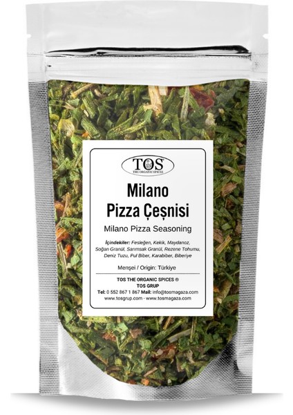 Milano Pizza Çeşnisi 100 gr Milano Pizza Seasoning - Premium Quality | Baharat Karışımı
