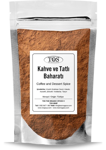 Kahve ve Tatlı Baharatı 100 gr Coffee And Dessert Spice - Premium Quality | Baharat Karışımı