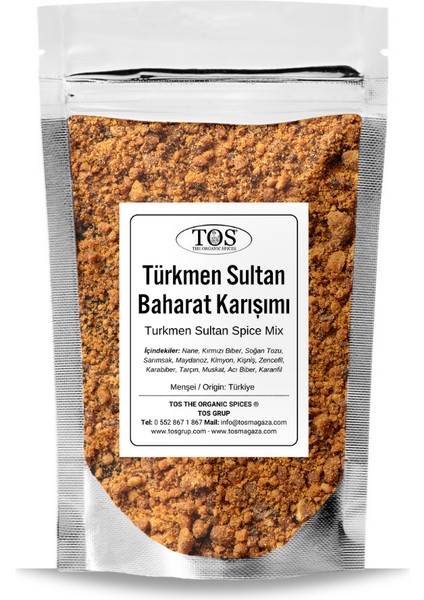 Türkmen Sultan Baharat Karışımı 250 gr Turkmen Sultan Spice Blend - Premium Quality