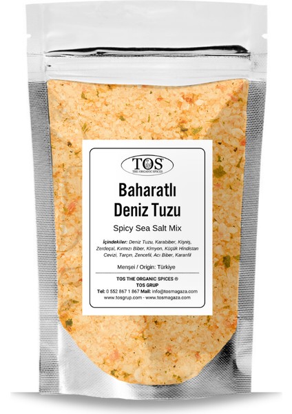 Baharatlı Deniz Tuzu Karışımı 100 gr Spicy Sea Salt Blend - Premium Quality | Baharat Karışımı