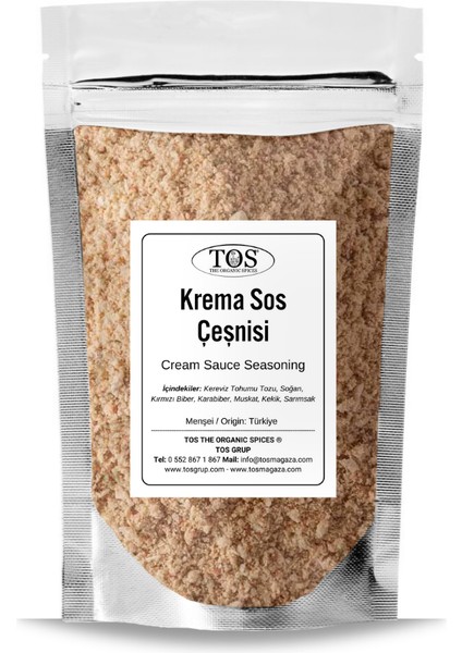 Krema Sos Çeşnisi 250 gr Cream Sauce Seasoning - Premium Quality | Baharat Karışımı