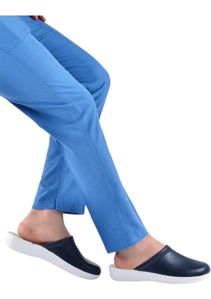 Unisex Sabo Hastane Aşçı Temizlik İş Terliği LACİVERT