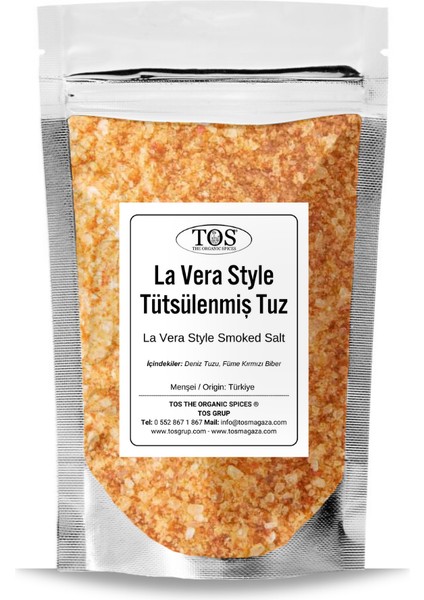 La Vera Style Tütsülenmiş Tuz 100 gr La Vera Style Smoked Salt - Premium Quality | Baharat Karışımı