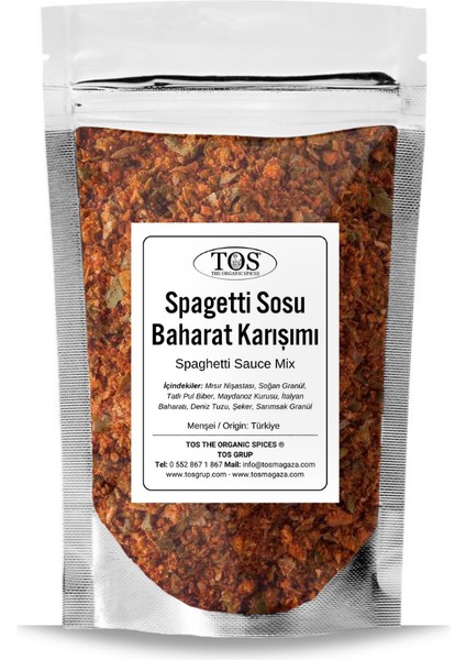 Spagetti Sosu Karışımı 500 gr Spaghetti Sauce Mix - Premium Quality | Baharat Karışımı