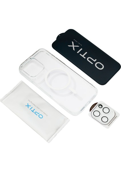 iPhone 16 Pro Max Magsafe 3 Lü Süper Set Kılıf + Ekran Koruyucu