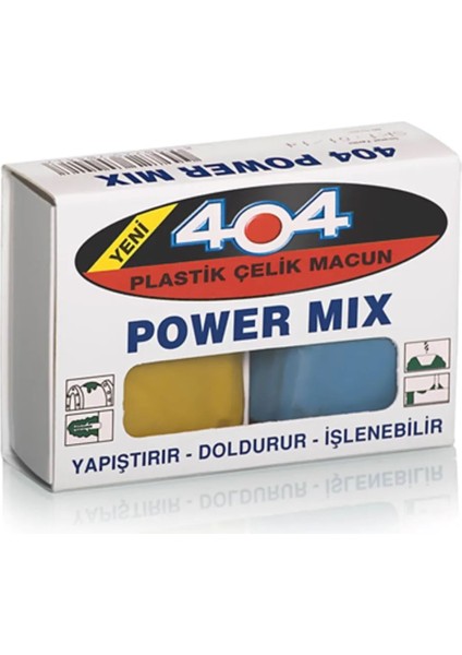 Power Mıx Plastik Çelik Macun/80Gr