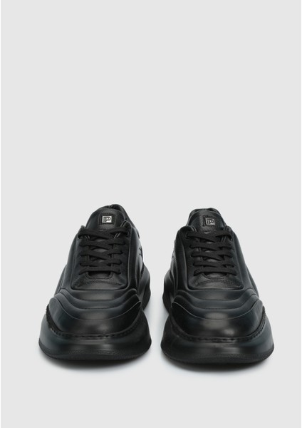 Siyah Deri Erkek Sneaker modelleri