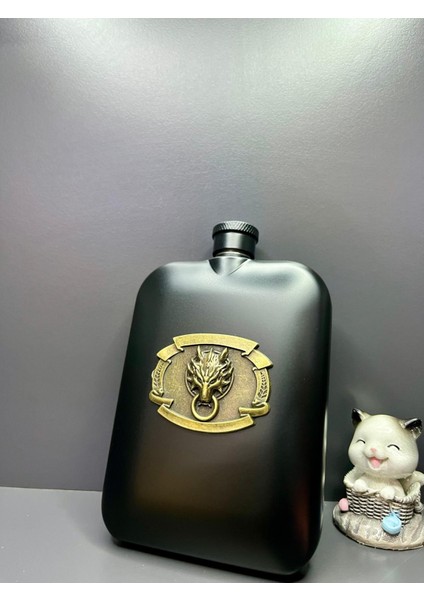 Paslanmaz Çelik 7 Oz (207 Ml) Viski Likör Votka Konyak Cep Matarası