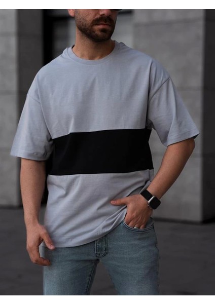 Parça Detaylı Oversize Tshirt