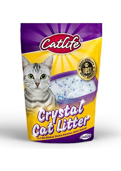 Crystal Cat Litter Kristal Kedi Kumu 1,4kg 3 Adet Silika Kedi Kumu